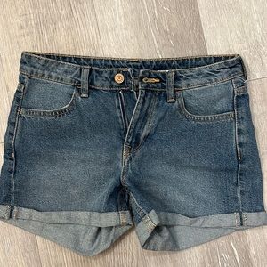 Denim shorts, size us 4